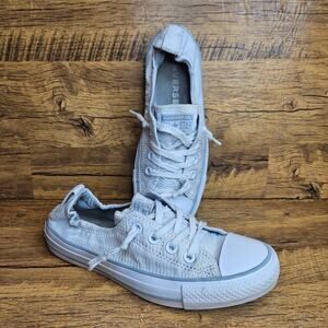 Converse All Stars White Shoreline pull on low top sneakers sz 7 womens